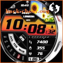 Spring Digital Watch Face IN30 icon