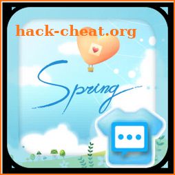 Spring garden skin for Next SMS icon