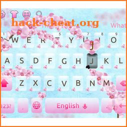 Spring Orchid Flower Keyboard icon