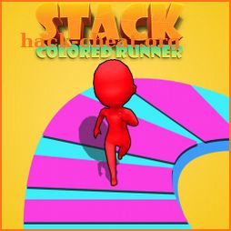 Stack Colored Blocks Surfer - Runner icon