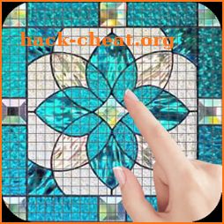 Stained Glass Windows Color by Number - Pixel Art icon