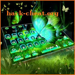 Starry Magical Forest Butterfly Keyboard icon