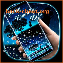 Starry Romantic Night Sky Keyboard Theme icon