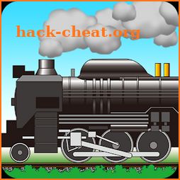 Steam locomotive pop icon
