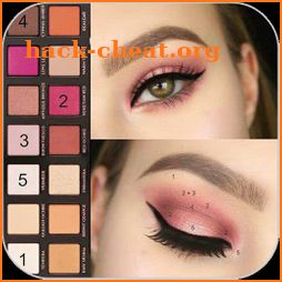 Step by step learn eye makeup icon