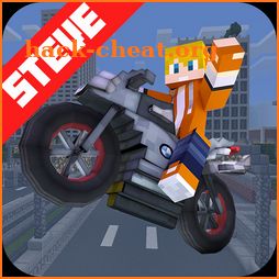 Steve Motor Racing - Block Car Crafting icon