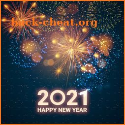 Sticker Happy New Year 2021 icon