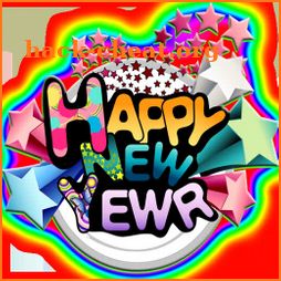 Stickers Happy New Year 2019 icon