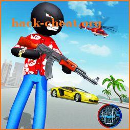 Stickman Gangster Crime City: Stickman Games icon