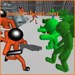 Stickman Prison Battle Simulator: Zombies icon