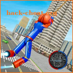 Stickman Spider Hero Robot - Vegas City Gangster icon