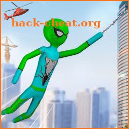 Stickman Spider Rope Hero- Crime Simulator Games icon