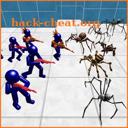 Stickman Spiders Battle Simulator icon