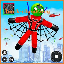 Stickman Super Rope Hero Gangstar Rescue Mission icon