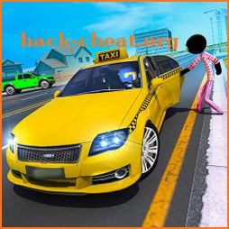Stickman Taxi Car Driver - Car Driving Games icon
