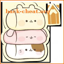 Sticky Note Cute Characters icon