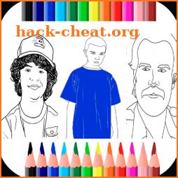 Stranger Things Coloring Book icon