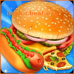 Street Food Pizza Maker & Burger Shop Cooking Game icon