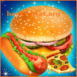 Street Food Pizza Maker - Burger Shop Cooking Game icon