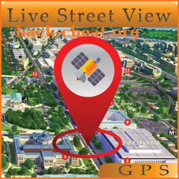 Street View,Earth Map,NearBy Places,navigation app icon