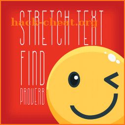 Stretch Text : Find Proverb icon
