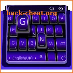Stunning Black Purple Keyboard Theme icon