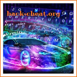 Stylish Cool Laser Car Keyboard Theme icon