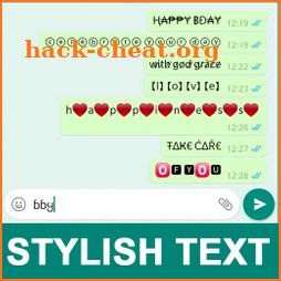 Stylish Text : Chat with Styles (Stylish Fonts) icon