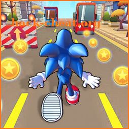 Subway Blue Hedgehog Run icon