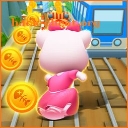 Subway Cat Princess - Endless Run icon