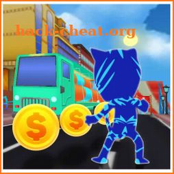 Subway Hero Masks :3D Adventure Run Blue Dash game icon