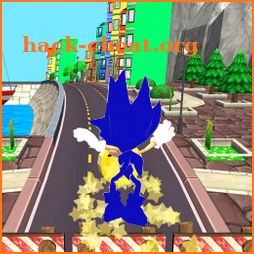 Subway Soni Blue Hedgehog Dash - Endless Run Game icon