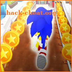 Subway Sonik Flash Hedgehog Jump: 3D Adventures icon
