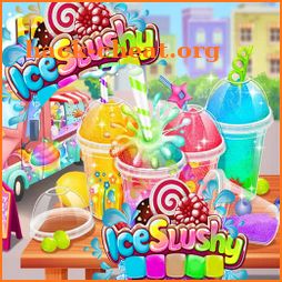 Summer Ice Slushy : Rainbow Ice Maker icon