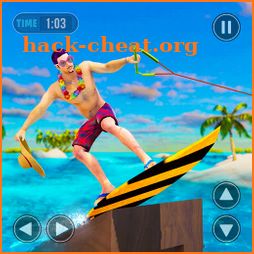 Summer Vacation Water Surfing icon