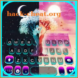 Sun Moon Love Keyboard Background icon