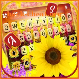 Sunflower Garden Keyboard Background icon