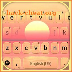 Sunset Ocean Keyboard Background icon
