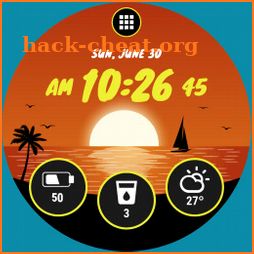 Sunset Watch Face by HuskyDEV icon