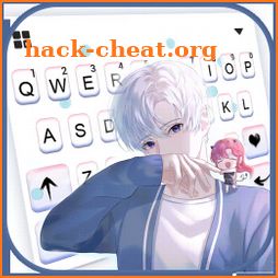 Sunshine Anime Boy Keyboard Background icon