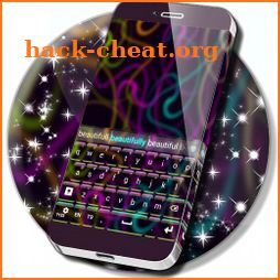 Super Cool Neon Keyboard Theme icon