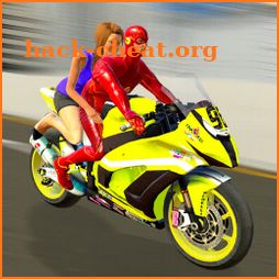 Super Hero Bike Taxi Simulator: Bike Driving Games icon