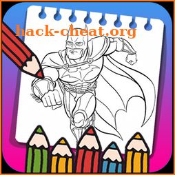 Super Hero Coloring Book for Kids New Coloring icon