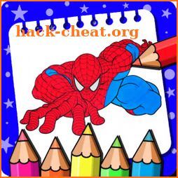 Super Hero Coloring book Game icon