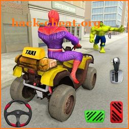 Super Hero Quad ATV Bike Taxi Drive Simulator icon