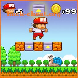 Super Jim Jump - pixel 3d icon