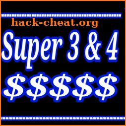 Super pick 3&4 Lottery icon