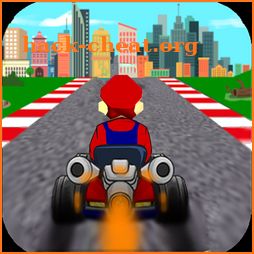 Super Sam Kart  Go Race icon