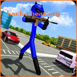 Super Stickman Hero:Gangster Crime City Battle icon