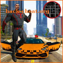 Super Taxi Hero Man Transporter Simulator icon